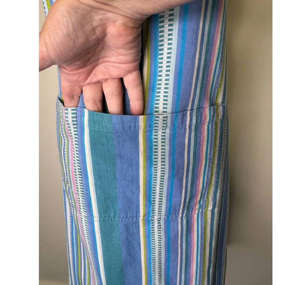 annie‎ selke Pine Cone Hill Dash & Albert Cotton Striped Apron